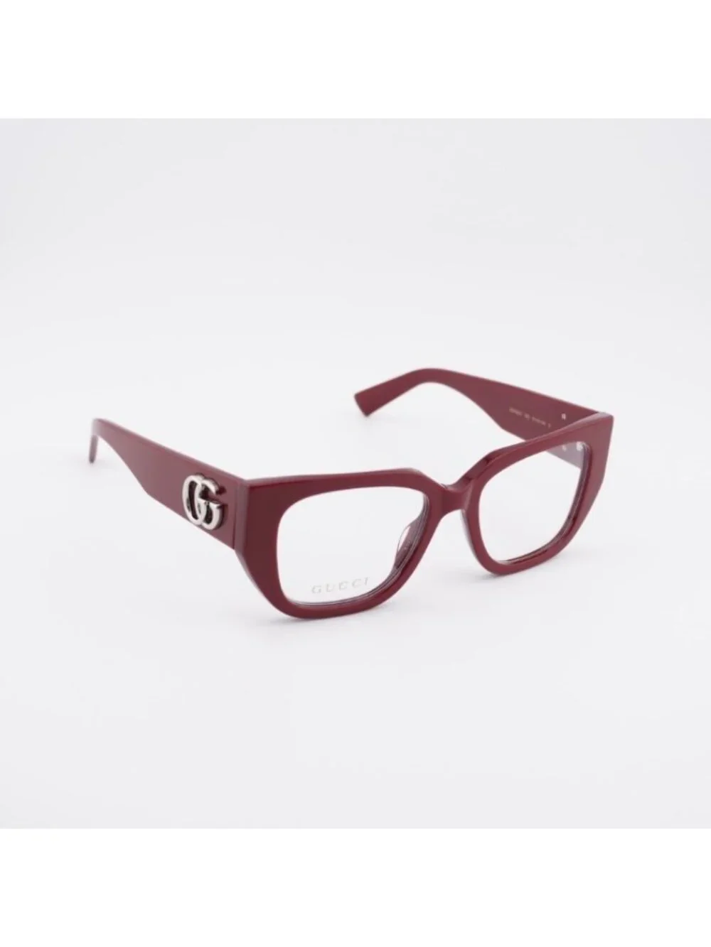Gucci GG1952O 003 Eyeglasses Burgundy 51mm Square Frame